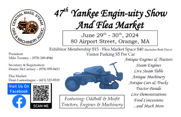 CMSGMA Yankee Engin-uity Antique Engine Show