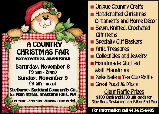 A COUNTRY CHRISTMAS FAIR