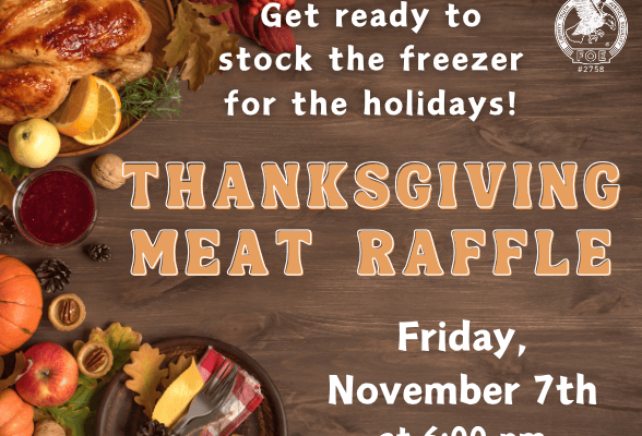 Annual Thanksgiving Meat Raffle
