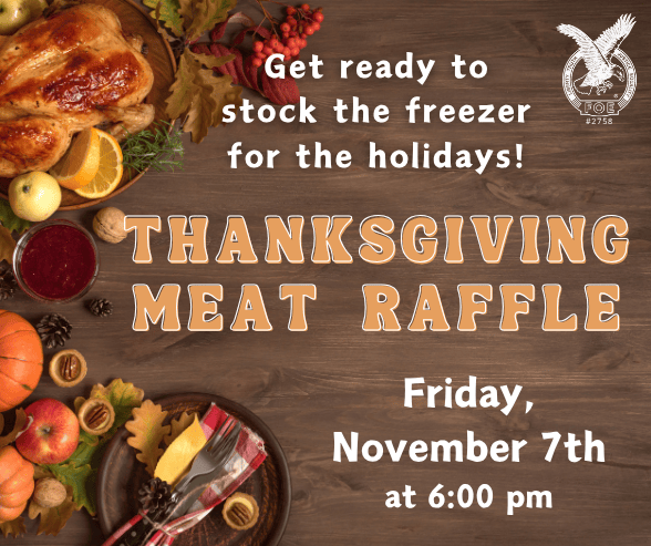 Turkey Raffe Annual Thanksgiving Meat Raffle | 98.3 FM WHAI