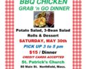 St Patrick's Church - Northfield "To Go" BBQ Chicken Dinner