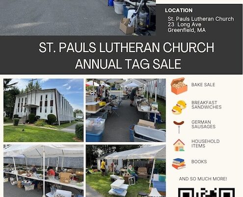 St. Pauls Lutheran Church Annual Tag Sale